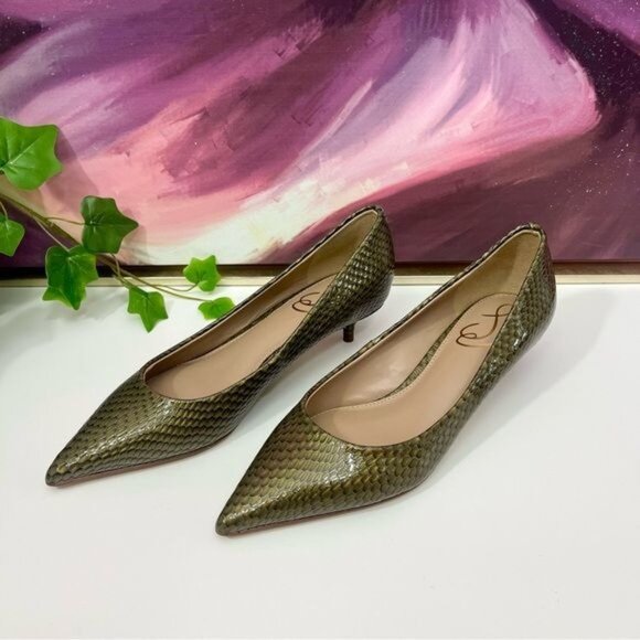 SAM EDELMAN Franci Kitten Heel Pump Size 7 - Picture 5 of 12